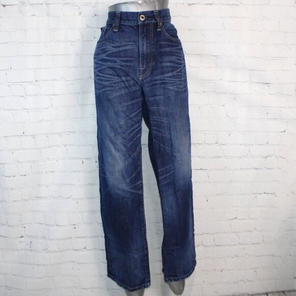 Express Blake Loose Fit Straight Leg Jeans - Picture 1 of 12